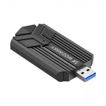 Wozinsky WAX-1800 Dual-Band vezeték nélküli USB 3.0 WiFi 6 adapter - fekete