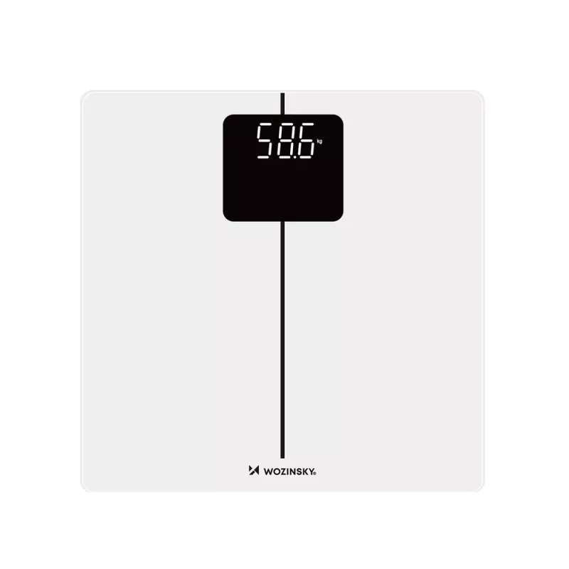Wozinsky WIWL-180 intelligens testmérleg Bluetooth, fehér