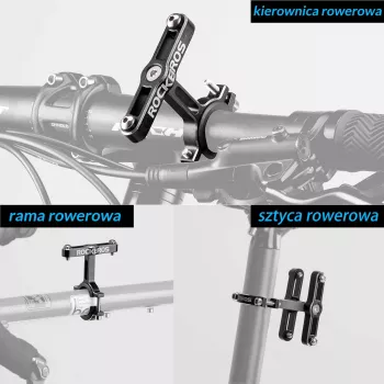 ROCKBROS KS-415 kulacstartó adapter fekete