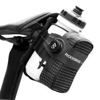 Rockbros P010 Multi-Functional Bicycle Saddle Bag, Black