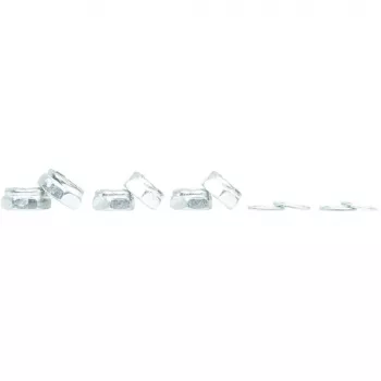 Atlas Hardware Pack anyák - 100 darabos hatszögletű anya válogatás, acél, horganyzott, durva menet (UNC és metrikus)