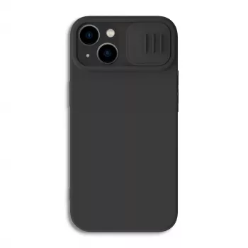 Nillkin CamShield Silky szilikon tok iPhone 14 Plus készülékhez - fekete