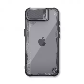 Nillkin Iceblade Prop tok iPhone 16e / 17e készülékhez kamerafedéllel és kitámasztóval - fekete