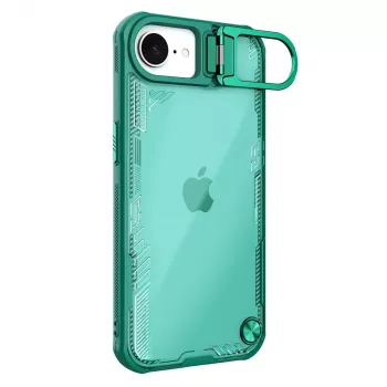 Nillkin Iceblade Prop tok kitámasztóval Apple iPhone 16e / 17e készülékhez - zöld