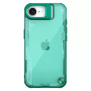 Nillkin Iceblade Prop tok kitámasztóval Apple iPhone 16e / 17e készülékhez - zöld