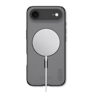 Nillkin Super Frosted Shield Pro tok iPhone 17 Air készülékhez MagSafe-dzsel - átlátszó fekete
