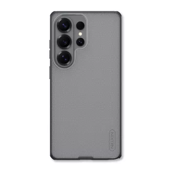 Nillkin Super Frosted Shield Pro tok Samsung Galaxy S26 Ultra-hoz - áttetsző fekete