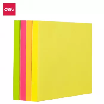Deli Stick Up öntapadós jegyzet EA03003 400 lap vegyes színek 76x76 mm