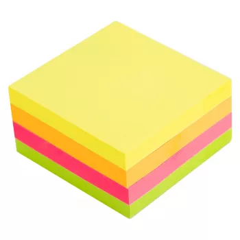 Deli Stick Up öntapadós jegyzet EA03003 400 lap vegyes színek 76x76 mm