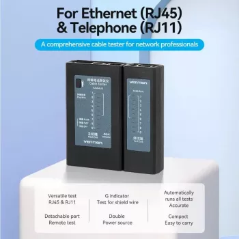 VENTION KEFB0 RJ45 hálózati kábelteszter