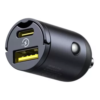 Baseus Tiny Star 30W USB-A USB-C fali töltő fekete