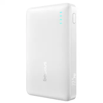 Baseus EnerFill FP21 10000 mAh 22.5W USB-A USB-C power bank fehér