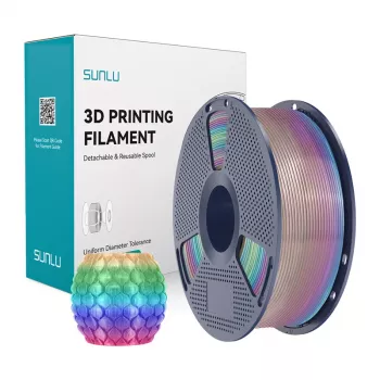 SUNLU PLA Transparent Rainbow 1,75 mm 1 kg 3D-nyomtató filament