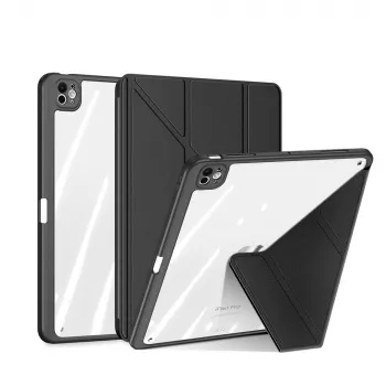 Dux Ducis Magi tok iPad Pro 13 (2024/2025) - állvánnyal - fekete