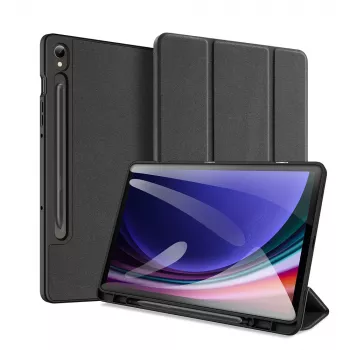 Dux Ducis Domo könyvtok Smart Sleep funkcióval Samsung Galaxy Tab S9 - fekete