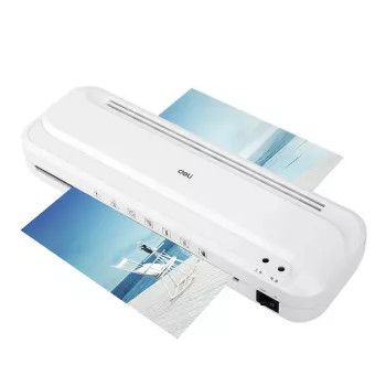 Deli E2132 A4 irodai laminálógép - meleg és hideg, 250 mm/perc, 2 henger