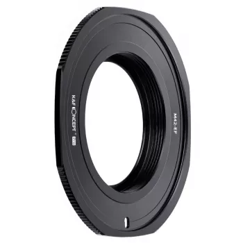 K&F Concept PRO Lens Mount Adapter Canon EOS EF/EF-S to M42 Camera Body - Black