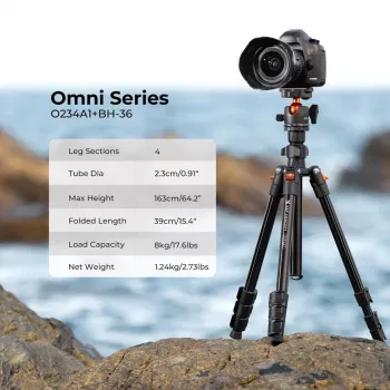 K&F Concept K234A0 + BH-28L Tripod