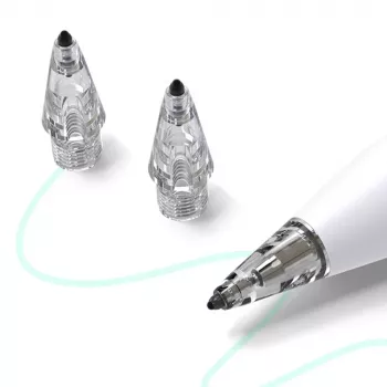 Metapen Air-Flex hegyek - átlátszó (4 darabos csomag) pótló tollhegyek Metapen Pencil A8, A11, M1 tollakhoz
