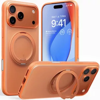 TORRAS Ostand R Fitness tok iPhone 17 Pro Max készülékhez MagSafe-pel (Energy Orange)