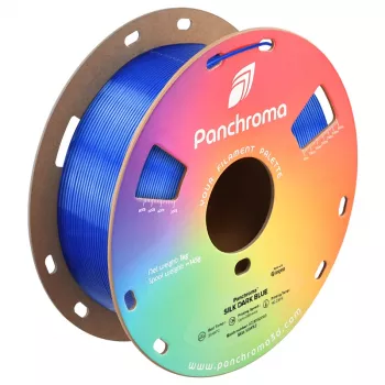 Polymaker Panchroma PLA Silk 3D nyomtató filament, 1,75 mm, 1 kg, Dark Blue