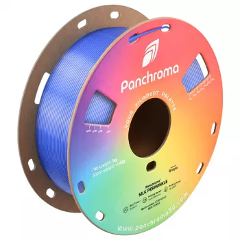 Polymaker Panchroma PLA Silk 3D nyomtató filament, 1,75 mm, 1 kg, Periwinkle