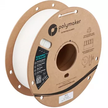 Polymaker HT-PLA-GF 3D nyomtató filament, 1,75 mm, 1 kg, fehér