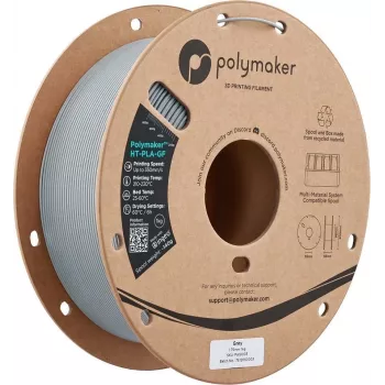 Polymaker HT-PLA-GF 3D nyomtató filament, 1,75 mm, 1 kg, szürke