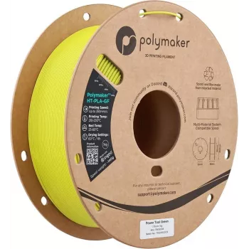 Polymaker HT-PLA-GF 3D nyomtató filament, 1,75 mm, 1 kg, Power Tool Green