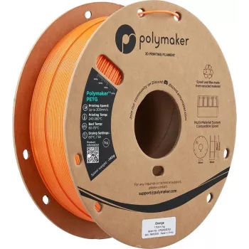 Polymaker PETG 3D nyomtató filament, 1,75 mm, 1 kg, narancssárga (PB05005)