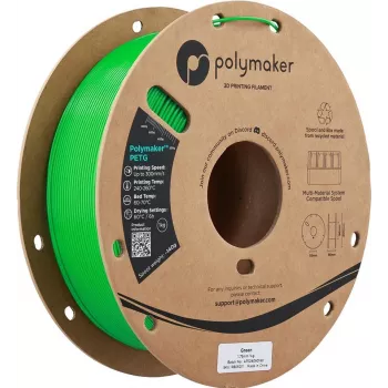 Polymaker PETG 3D nyomtató filament, 1,75 mm, 1 kg, zöld (PB05011)