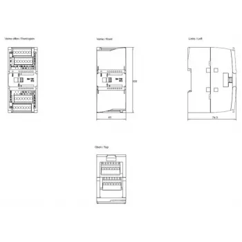 Siemens SIMATIC S7-1200 analóg bemeneti modul SM 1231 RTD 4 AI 6ES7231-5PD32-0XB0