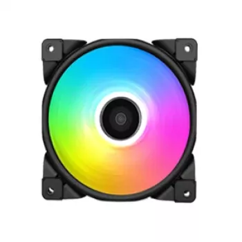 PCCOOLER 120mm Halo FRGB házventilátor - 1000-2000 RPM - 29,1 dBA - 68 CFM
