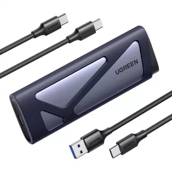 UGREEN USB 3.2 Gen 2 M.2 NVMe és SATA SSD ház, szerszám nélküli külső merevlemezház