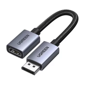 Ugreen DisplayPort–HDMI adapterkábel 4K 30Hz egyirányú fekete 1,5m