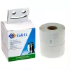G&G kompatibilis címketekercs DYMO 99012, S0722400 - 36 x 89 mm direkt termopapír, fehér, állandó ragasztó, 520 címke