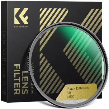 K&F Concept Black Diffusion 1/8 szűrő 82mm HD Nano bevonat