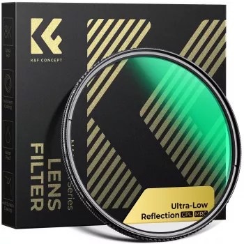K&F Concept Nano-X ultrakis tükröződésű körkörös polarizációs szűrő 46mm