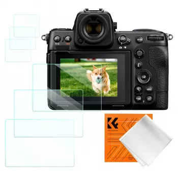KF 6 csomag 9H edzett üveg kijelzővédő fólia Nikon Z9 Z8-hoz