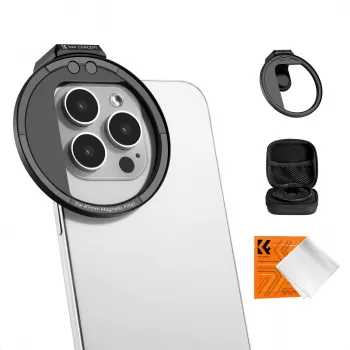 K&F Concept mágneses szűrőklipsz okostelefonhoz 67mm fekete KF01.2675