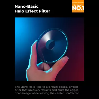 K&F Concept Nano-B Halo Spiral Swirl Blur effektszűrő 67mm