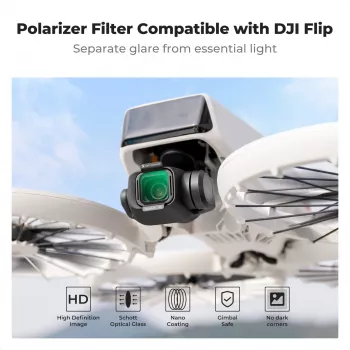 K&F Concept Nano-X 8K Ultra HD körpolarizációs szűrő DJI Flip drónhoz (KF01.3080)