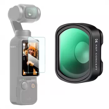 KF makró objektívszűrő 10x mágneses 2 az 1-ben képernyővédő DJI Osmo Pocket 3 / 4-hez