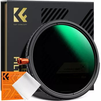 K&F Concept Nano-X MRC hibrid szűrő 3 az 1-ben 77 mm Fader ND2-32 + CPL + Black Diffusion 1/4