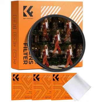 K&F Concept kaleidoszkóp szűrő 5x ötszögletű prizma 82 mm FX sorozat