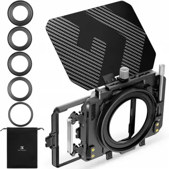 KF Matte Box napszűrő objektív védő 67-95mm kamerához kameramagnóhoz K&F
