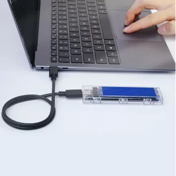 ORICO TCM2-C3 M.2 NVMe SSD ház USB-C 10 Gbit/s - kék