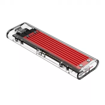 ORICO TCM2-C3 M.2 NVMe SSD ház USB-C 10Gbps piros