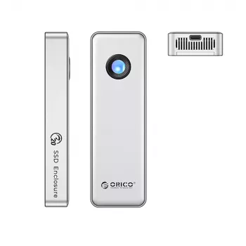 ORICO OUM2-G20 M.2 NVMe USB-C 3.2 20Gb/s ház – ezüst