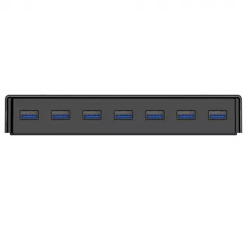 ORICO H7928-U3-V1 7 portos USB 3.0 hub 7x USB-A-val, fekete